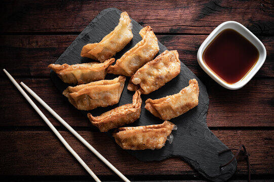 Deep Fried Pork Gyoza