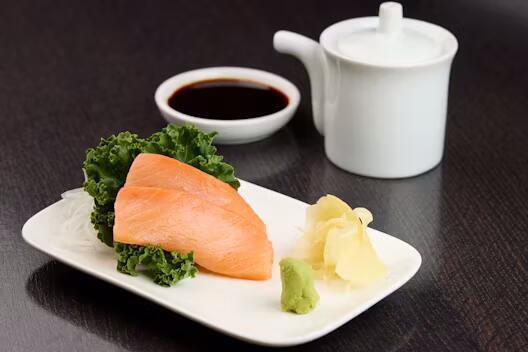 Smoked Salmon Sashimi 