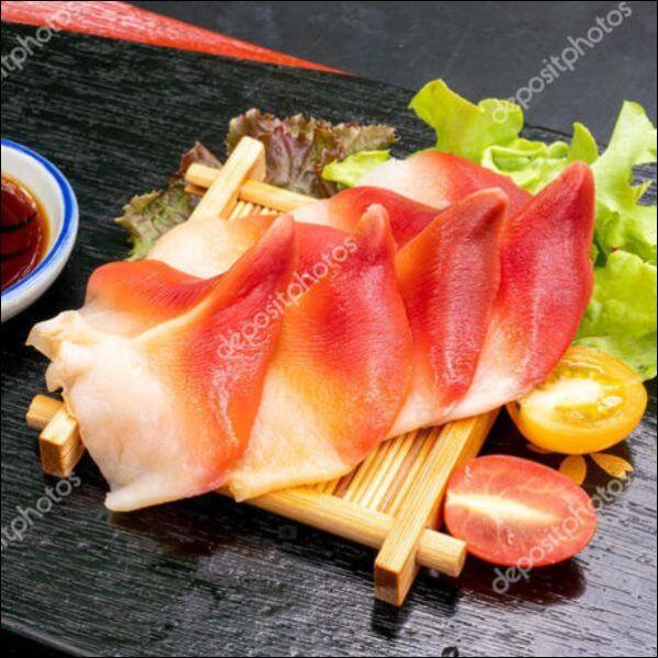 Surf Clam Sashimi 